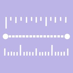 two white lines on a purple background