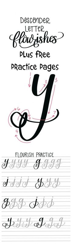 a handwritten font with the letter j in cursive writing and numbers on it