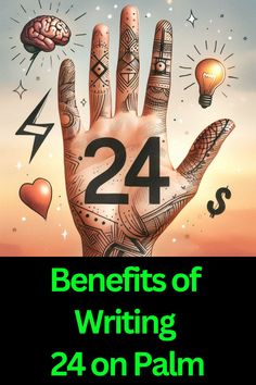 5 Powerful Benefits of Writing 24 on Palm: Align Your Energy for Greater Success and Fulfillment #Numerology #numerologyreading #numerologynumbers #SelfDiscovery #Number24 Numerology Number 4 Meaning, Number 5 Numerology, Astro Projection, Number 6 Spiritual Meaning, Number 8 Meaning Numerology, Life Path Number 2 Numerology, Manifesting Money Affirmations, Acrostic Poems, Lottery Strategy