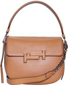 Tod's Double T Shoulder Bag Tan Shoulder Bag, Tan Bag, Over The Shoulder Bags, Play Dress, Hand Bags, Playing Dress Up, Fun Bags, Satchel Bags, Saddle Bags