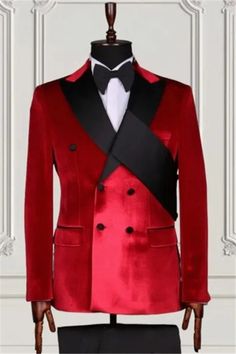 Red Suits For Men, Hotel Fits, Suit And Tie Men, Red Tux, English Suit, Black Mens Fashion Suits, Orange Lounge, Creative Black Tie, Unique Coats