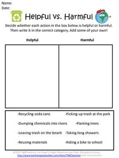 Earth Day Activities: Get your students thinking about Earth Day with these fun worksheets and activities! In this product you will receive the following printable Earth Day worksheets: Earth Day Acrostic Poem Worksheet 3 Earth Day Writing Prompt Worksheets Helpful vs. Harmful Worksheet Helping the Environment Worksheet Earth Day Unscramble Worksheet Reduce, Reuse, and Recycle Brainstorming Worksheet 3 Earth Day Coloring Pages Environment Activities, Classroom Setup Elementary, Elementary Writing Prompts, Earth Day Coloring Pages, Elementary Worksheets, Elementary Writing