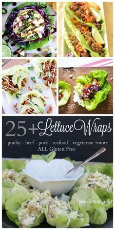 the cover of 25 + lettuce wraps