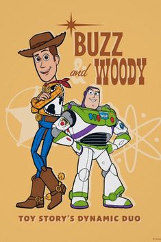 buzz and woody from toy story's dynamic duo