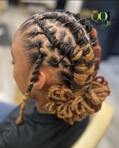 Low Tension Loc Styles For Women, Corporate Loc Styles, Medium Loc Updos For Women, Barrel Rolls Locs Women, Loc Styles Medium Updo Women Pineapple, Barrell Twist Loc Styles Women, Female Dreadlocks Styles Updo, Loc Low Ponytail Styles, Dread Updos For Women