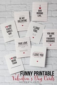 valentine's day cards with the words, i love you