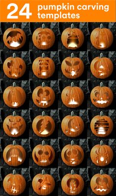 halloween pumpkin carving templates for photoshopped