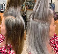 Grey Foils, Brown Foils, Foils Hair, Hair Blending, Hair Inspired, Grey Hair Transformation, Gorgeous Gray Hair, Grey Hair Inspiration, Beautiful Gray Hair