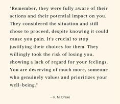 a poem written in black and white with the words,'remember they were fully aware of their actions and their potential impact on you