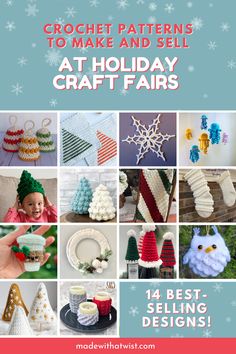 crochet patterns to make and sell at holiday crafts