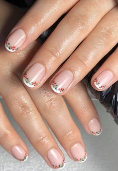 As the holiday season approaches, it's time to deck more than just the halls. Your nails can be a festive canvas for celebrating the most wonderful time of the year. From traditional reds and greens to whimsical snowmen and gingerbread delights, these nail designs will add an extra touch of magic to your celebrations! So, grab your favorite nail polish and let's get into the list! Gingerbread Nails Short, Minimalistic Christmas Nails, Extra Christmas Nails, Short Christmas Nails, Christmas Nail Ideas, White Tips, December Nails, Christmas Manicure, Festive Nail Art