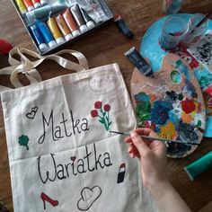 torba handmade z dedykacją dla mamy Mather Day, What's In My Purse, Holiday Parties, Christmas, Gifts