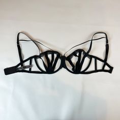 Nwot Victoria's Secret Bra 32dd Very Sexy Balconet Black Strappy Lace. Size 32dd. Back Closure. Underwired. New Without Tags. Item May Have A Dot Or Line On The Size Tag Indicating It Is From A Previous Season And Cannot Be Returned To Store. B450 Fitted Bra With Padded Cups For Night Out, Fitted Padded Bra For Night Out, Padded Bra For Night Out, Victoria's Secret Party Bra With Removable Pads, Party Bra With Removable Pads And Stretch Fit, Fitted Low-cut Bra For Parties, Evening Underbust Bra, Black Underwire Bra For Party, Night Out Bra With Removable Pads