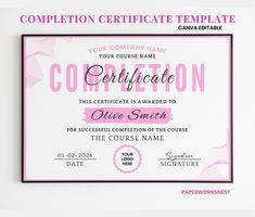 Gain professional credibility with our customizable Editable Certificate of Completion and Training Certificate Template. Showcase your expertise with our Printable Makeup Artist Lashes Certificate designed on Canva. Perfect for beauty professionals, educators, or anyone seeking to enhance their skills, these templates offer flexibility and style. Whether you're conducting workshops, courses, or online tutorials, our certificates provide a polished touch to recognize achievements. Tailor them to Aesthetic Certificate, Printable Makeup, Training Certificate, Editable Certificates, School Organization Notes, Certificate Of Completion, Certificate Design, Online Tutorials, School Organization