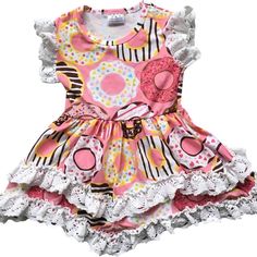 Lightweight And Soft Fabric. 97% Cotton. Available: Xxs (12 Months), Xs (1-2), S (2-3), M (3-4), L(4-5), Xl(5-6), Xxl(6-7), Xxxl(7-8) Pp 200639 Cap Sleeve Donut Candy Dress Round Neck Floral Girl Dress Easter Birthday Party Perfect For Any Graduation, Occasions, Summer, Fall, Christmas, Holiday, Easter, Thanksgiving, Birthday, Party Outfits , Banquet, Playwear, Sundress And School Dress. Perfect For School, Playwear, Daily Wear, Party Outfits, Events, And Any Occasions. Sweet Ruffled Dress For Playdate, White Short Sleeve Birthday Dress, White Spring Twirl Dress With Short Sleeves, White Sweet Dress With Ruffle Hem, White Ruffle Twirl Dress For Playdate, White Ruffled Twirl Dress For Playdate, Fitted Pink Twirl Dress For Playdate, Pink Fitted Twirl Dress For Playdate, Cute Fitted Pink Twirl Dress