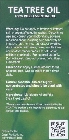 Provent Tea Tree Oil Health & Wellness, First Aid, Creams & Sprays Tree Oil, Health Products, Tea Tree Oil, Natural Essential Oils, Health Wellness, First Aid, Tea Tree, Irritated Skin, Shopping List