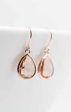 Earrings rose gold drops peach apricot Elegant Copper Teardrop Earrings Gift, 14k Rose Gold Jewelry With Matching Earrings, Rose Gold Copper Drop Earrings, Rose Gold Copper Dangle Earrings, Elegant Rose Gold Copper Earrings, Nickel-free Rose Gold Earrings For Formal Occasions, Nickel-free Rose Gold Earrings For Formal Events, Dainty Nickel-free Rose Gold Earrings, Rose Gold Nickel-free Earrings For Formal Events