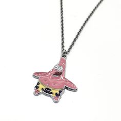 Handcrafted Necklace. Spongebob Square Pants Patrick Star Charm. Charms Are Zinc Alloy Metal. Chain Is Stainless Steel And Measures 18". Hand Crafted Item: 100% Unique & New. Bundle & Save 15% Fast Shipper: Ships Within 1-2 Days Spongebob Square, Square Pants, Patrick Star, Handcrafted Necklace, Star Charms, Craft Items, Metal Chain, Handcrafted Jewelry, Jewelry Crafts