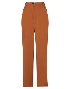 crepe, basic solid color, no appliqués, high waisted, regular fit, tapered leg, button, zip, multipockets, stretch , Color: Brown , Size: 8 Orange Full-length Pants With Pockets, Women Pants Casual, Tapered Legs, Casual Pants, Pajama Pants, Casual Women, Pants For Women, High Waisted, Solid Color