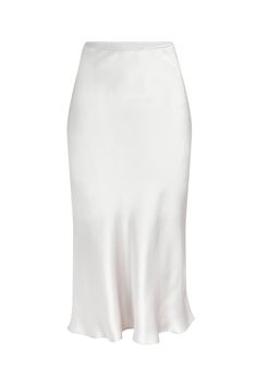 Stella Silk Slip Skirt | CG DESIGN Silk Slip Skirt White, White Skirt Satin, White Long Sleeve Skirt, White Satin Slip Skirt, Ivory Silk Skirt, Long White Silk Skirt, White Satin Midi Skirt, Satin White Skirt, Long Silk Skirts