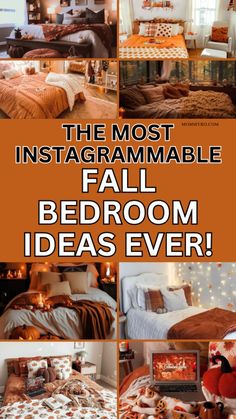 the most instagramable fall bedroom ideas ever