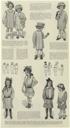 Winter Outfits For Girls, Edwardian Dress, Antique Clothing, Childrens Fashion, Antique Dolls