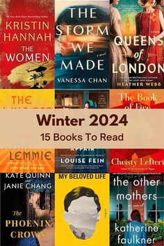 the winter 2012 books to read list is shown in four different colors and font styles