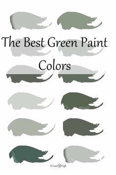 the best green paint colors to use in your home or office, and it's easy