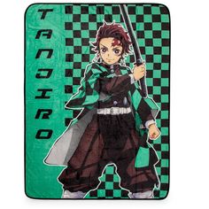 Show off your love of Demon Slayer with this warm and cozy throw blanket! Featuring Tanjiro Kamado, this fun throw blanket is soft to the touch, made up of 100percent polyester material and measures a roomy 45 by 60 inches. Lastly, it's also easy to clean, machine wash with cold water is highly rmended. Officially licensed. Color: One Color. Demon Slayer Tanjiro Kamado, Demon Slayer Tanjiro, Tanjiro Kamado, Anime Fandom, Cozy Throw Blanket, Cozy Throws, Clean Machine, Anime Boys, Fleece Throw