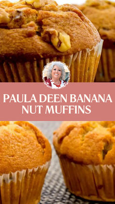 Banana Nut Muffins Paula Deen Best Banana Bread Muffins Moist, Banana Muffins Easy Moist, Banana Bread Recipe Easy Moist Muffins, Recipe For Banana Nut Muffins, Banana Muffin Tops Recipe, Best Banana Muffin Recipe Moist, Muffins Recipes Banana, 2 Banana Muffins, How To Make Banana Nut Muffins