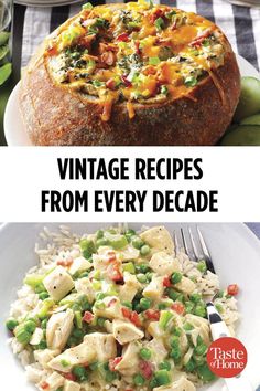 vintage recipes from every decade are easy to make, delicious and quick to eat for the whole family