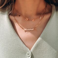 "Personalized Name Necklace Jewelry for Her: Custom made engraved nameplate pendants necklace in silver, gold, rose gold for mom, sister, best friend, bridesmaids or yourself. Dainty classic women gift minimalist style jewelry for any occasion. ★ D E T A I L S ∙ & ∙ M A T E R I A L ∙ I N F O Material: Sterling Silver 925 / 18k Gold Plated Sterling Silver 925 / 18k Rose Gold Plated Sterling Silver 925 / Gold Vermeil Plated Sterling Silver 925 Thickness: 1.1 mm / 0.04\" Measurements: 6.5 mm / Handwriting Letters, Jewelry Friendship, Name Necklaces, Platinum Rose Gold, Pendants Necklace, Simple Pins, Nameplate Necklace, Engagement Party Wedding, Say My Name