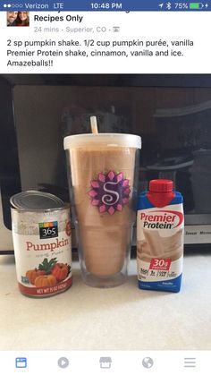 an image of coffee and other items on the counter