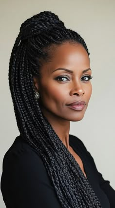 Braids for Older Black Women Over 50: 17 Elegant and Age-Defying Hairstyles to Try Embracing Natural Hair, Embrace Natural Hair