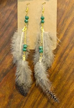 Handmade pheasant feather earrings Diy Feather Earrings, Feather Earrings Diy, Pheasant Feather, Pheasant Feathers, Earrings Diy, Feather Jewelry, Feather Earrings, Pheasant, Turquoise Earrings