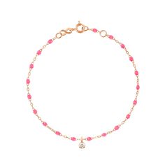 Gigi Clozeau - Gigi Supreme 1 Diamond Bracelet, Pink, Rose Gold, 6.7 Bracelet Ideas, Pink Bracelet, Just Girly Things, Summer Jewelry, Pink Yellow, Girly Things, Pink Rose, Or Rose, Diamond Bracelet