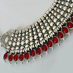 This substantial piece is pure exotic glamour with it's silver-plated collar necklace bordered by polished oval stones. Available in black or red. Hope Necklace, Oval Stone, Turkish Towels, Collar Necklace, Red Color, Silver Plate, Silver Plated, Seeds, Black And Red