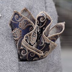 Mens Dress Hats, Gold Paisley, Mens Fashion Inspiration, Fashion Suits, Well Dressed Men