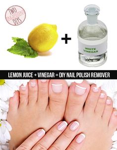 Make your own super simple nail polish remover. | 27 Insanely Easy Two-Ingredient DIYs Diy Nail Polish Remover, Varnish Remover, Natural Nail Polish, Diy Nail Polish, Manicure Tips, Polish Remover, Nail Varnish, Nail Polish Remover, Beauty Recipe