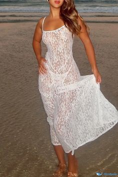 OrcaJump - Sensual Solid-Colored Evening Gowns with Strapless Designs Summer Sheer Sleeveless Gown, Summer Lace Gown For Wedding Night, Fitted Summer Beach Gown, White Maxi Gown For Beach, Sleeveless Summer Wedding Slip, Summer Wedding Night Sleeveless Slip, Elegant Long Dresses, Corset Top Dress, Allure Dress