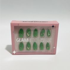 Glamnetic Women's Press-On Nails - Rio De Janeiro - 30ct - Ulta Beauty Alcohol Pad Removed To Sell/Ship On Poshmark! Highlights Length: Short Shape: Almond Finish: Glossy Wear Up To 2 Weeks 30 Nails In 15 Inclusive Sizes Inlcudes Nail Glue (0.07 Oz), Double-Sided Nail File, Cuticle Stick Description Bring On That Brazilian Energy With Our Rio De Janeiro Press-On Nail Set! Featuring A Bright Lime Green Hue, Each Nail Is Adorned With Raised Gold 3d Abstract Lines. In Our Most Popular Short Almond Glamnetic Nails, 30 Nails, Short Almond, 3d Abstract, Nail Glue, Dry Hands, Abstract Lines, Ulta Beauty, Nail File