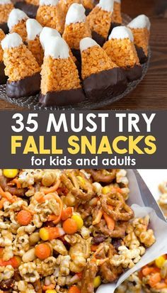 the best fall snacks for kids and adults that are easy to make with just three ingredients