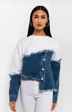 Ropa Upcycling, Grunge Aesthetic, Upcycle Clothes, Custom Clothes, Bell Sleeve Top, Open Shoulder Tops, Crop Tops, Sewing, Sweatshirts