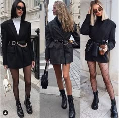 Blazer Dress Outfits, Chic Outfits Classy, Chic Clothing Style, Black Boyfriend, Blazer Outfits For Women, London Outfit, Winter Dress Outfits, Stylish Work Attire, Boyfriend Blazer