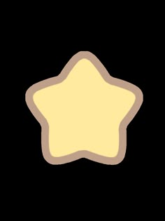 a star shaped cookie on a white background