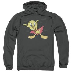 Looney Tunes Vampire Tweety Pullover Hoodie Pullover Hoodie Looney Tunes Sylvester The Cat, Merrie Melodies, Mens Hoodie, Colorful Hoodies, Looney Tunes, Pullover Sweatshirt, Classic Black, Pullover Hoodie, Hooded Sweatshirts