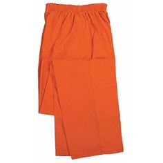 Inmate Uniform Pants, Garment Type Pants, Gender Men's, Material 35 Percent Cotton, 65 Percent Polyester, Fabric Weight 7.5 oz, Includes Lining No, Style Uniform Pants, Waist Closure Elastic, Lining Material Unlined, Color Orange, Maximum Waist Size 42 in, Size Large, Features Triple-Stitched for Long Life, Includes Hammer Loop No, Minimum Waist Size 38 in Color: Multicolor. Prison Jumpsuit, Style Uniform, Uniform Pants, Orange Material, Uniform Fashion, Waist Size, Color Orange, Work Outfit, Orange Color