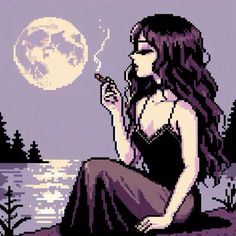 Pixel Art Girl Created by Ai  Please note that Ai isn’t real art and this is all for fun. Nothing will ever compare or be as good as real art💕  #celestial #celestialpfps #pfps #poc #baddie #vibes #aesthetics #summernight #summervibes 2000s Mall, 2000s Mall Goth, Apothecary Shop, Profile Pic Ideas, 8 Bit Art, Baddie Vibes, Vibes Art, Metal Girl, Real Art