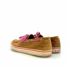 Step into effortless style and comfort with the Sperry Top-Sider Womens Corduroy Boat Shoes. Crafted from soft, durable corduroy in a charming Brown/Pink colorway, these shoes are perfect for the modern woman who values both fashion and functionality. Whether you're strolling along the shore or enjoying a casual day out, these boat shoes will elevate your look while providing the support you need.Sperry Top-Sider Womens Corduroy Boat Shoes Stylish Design: Featuring a trendy corduroy material, th Casual Suede Boat Shoes For Spring, Casual Suede Boat Shoes, Casual Suede Slip-on Boat Shoes, Casual Low-top Boat Shoes For Spring, Casual Suede Lace-up Boat Shoes, Casual Brown Low-top Boat Shoes, Casual Brown Boat Shoes, Casual Lace-up Boat Shoes, Pink Suede Casual Sneakers