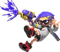 Splatoon Squid Sisters, Mario Video Game, Splatoon Squid, Video Game Decor, 3 Characters, Anime Hair, Black Ops